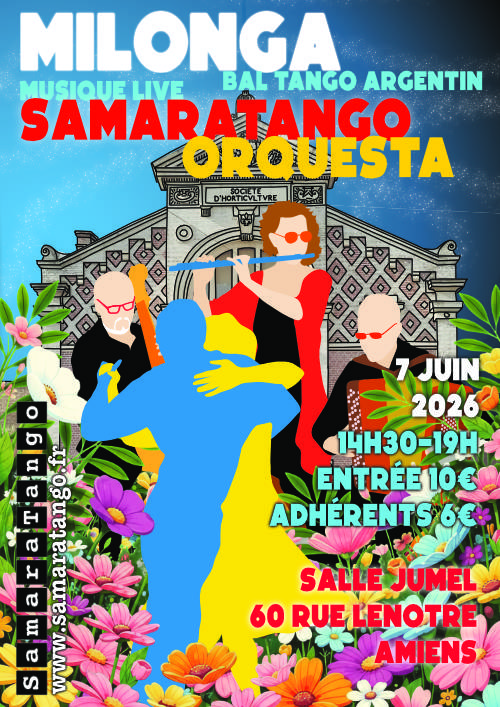Affiche Milonga-Concert